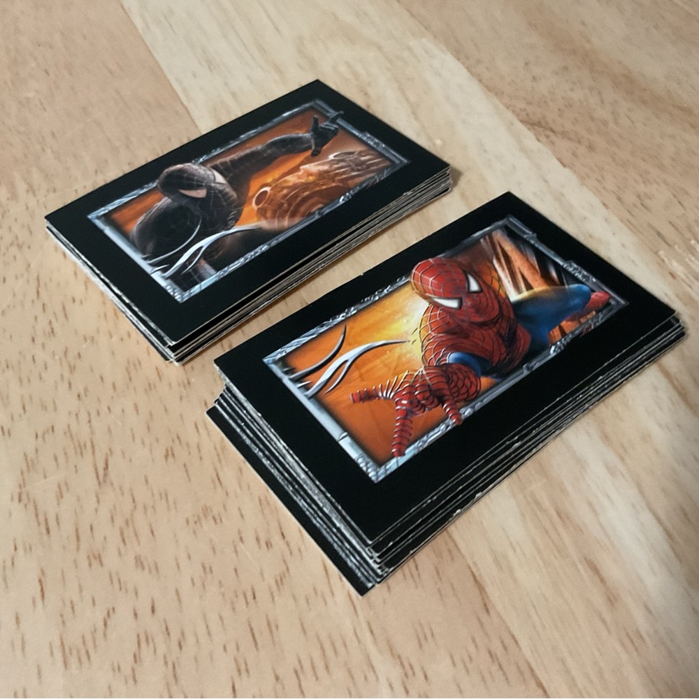 Monopoly Spider Man 2007 Game Parts Replacement 30 Cards Chance Chest Hasbro